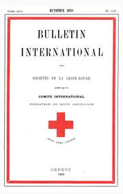 Bulletin International des Societes de la Croix-Rouge